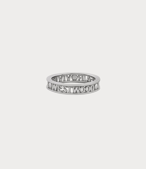 Vivienne Westwood Westminster Ring in Rhodium(925)